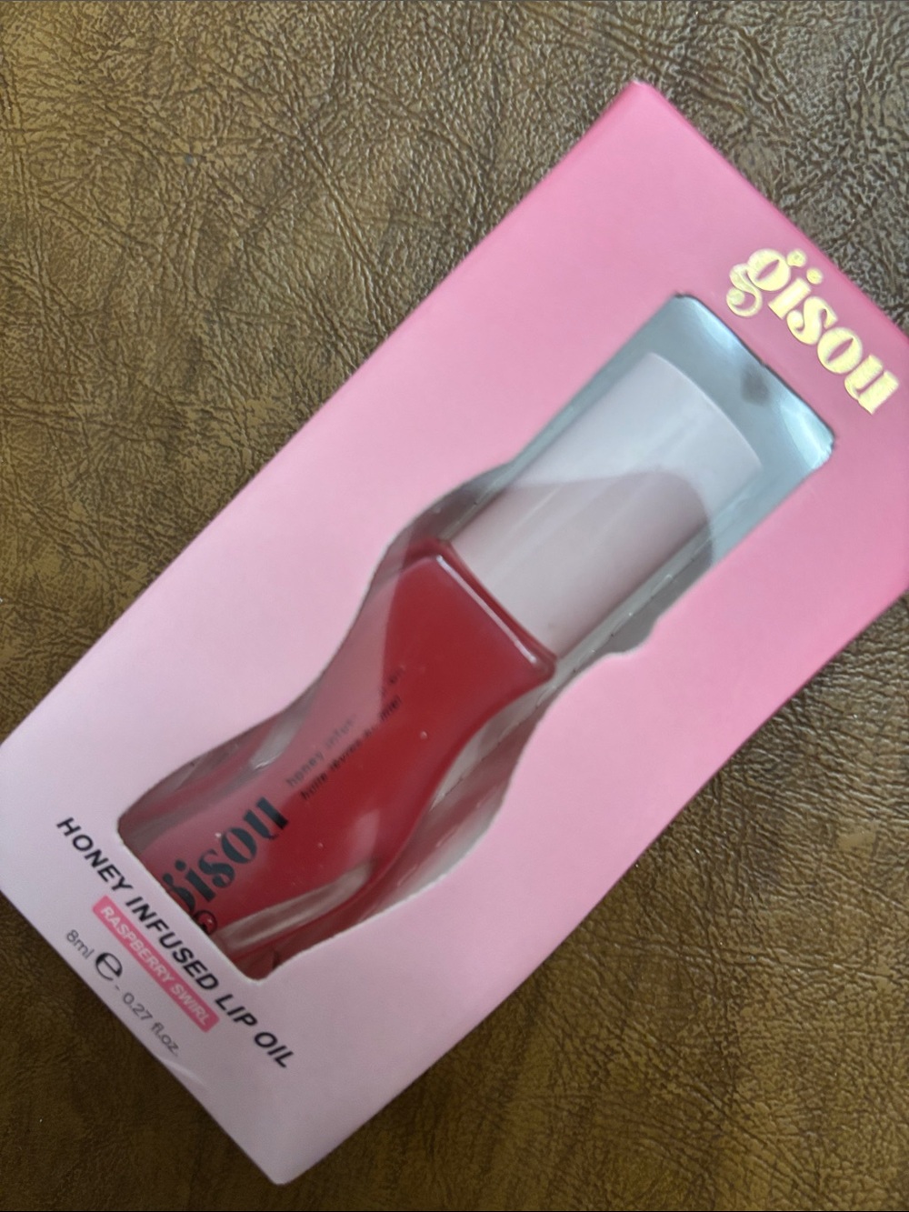 Gisou Honey Infused Lip Oil - Raspberry Swirl